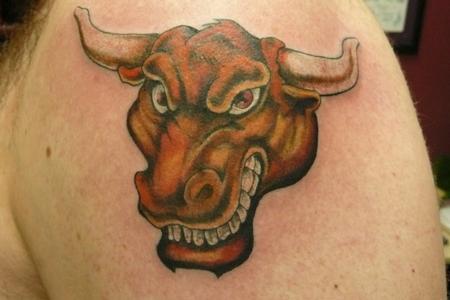 Tattoos - Bulls Cover Up - 86035